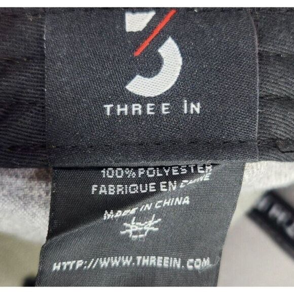 Illuminati Occult Geometric Sandwich Hat Cap Snapback Gray Hip Hop Three In Logo - Picture 10 of 10